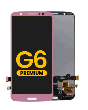 LCD Assembly without Frame for Motorola Moto G6 (XT1925) (PINK) (Premium)