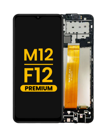 LCD Assembly with Frame for Galaxy M12 (M127 / 2020) / F12 (F127 / 2020) (Premium)