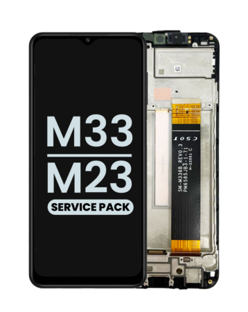 LCD Assembly with Frame for Galaxy M23 5G (M236 / 2022) / M33 5G (M336 / 2022) (Service Pack)
