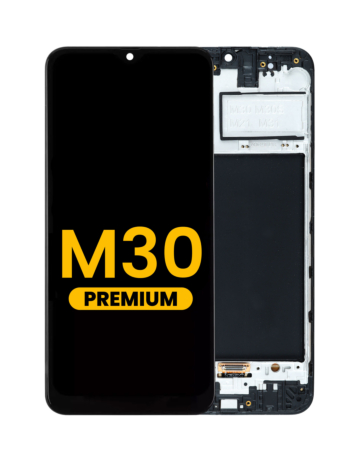 OLED Assembly with Frame for Galaxy M30 (M305) (Premium)