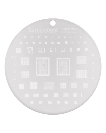 Order the Mechanic UFO 9 Series CPU BGA Reballing Tin Planting Plate for iPhone 15 Series.