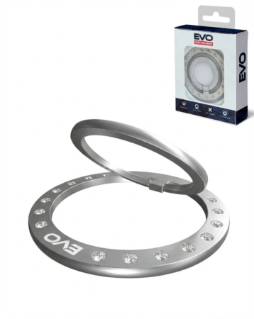 EVO PO1 Magnetic Phone Ring Compatible with Wireless Charging - STONE (Only Ground Shipping)