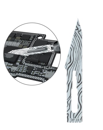 MIJING DP-18 Hand Polished Non-Magnetic Forged Blade (NO.11) (Not Returnable)