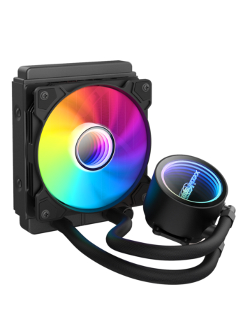 T120 (ARGB) Quiet Liquid Cooling RGB Fan (120*120*25MM) (BLACK) (Only Ground Shipping)