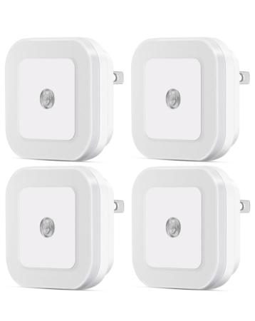 Auto On/Off Night Light (4 Piece Set) (Only Ground Shipping)