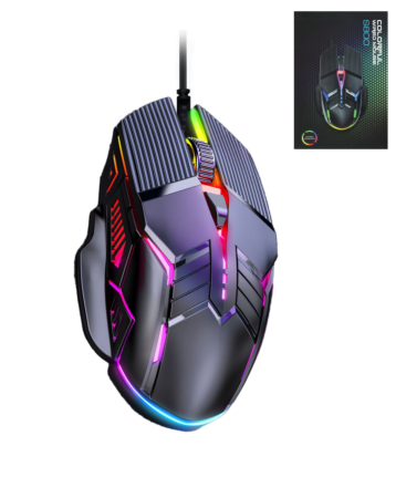 7 Button 7 Color RGB Wired Gaming Mouse (Only Ground Shipping)