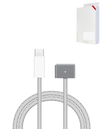 M-Safe 3 Cable (6ft) (GRAY) (OEM Pull A/B Grade) (Only Ground Shipping)