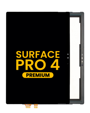 LCD Assembly without Frame for Microsoft Surface Pro 4 (1724 / V1 / LTL123YL01) (BLACK) (Premium)