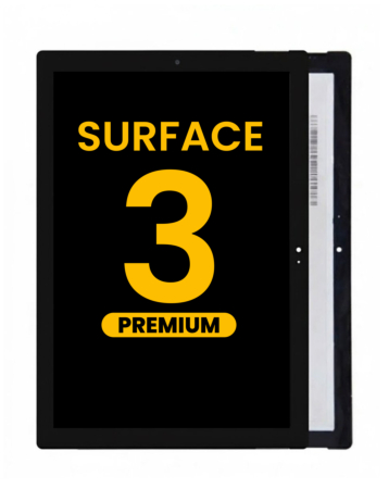 LCD Assembly without Frame for Microsoft Surface 3 (1645 / 1657) (BLACK) (Premium)
