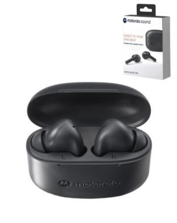 Motorola Buds 065 True Wireless Bluetooth Earbuds - BLACK (Only Ground Shipping)