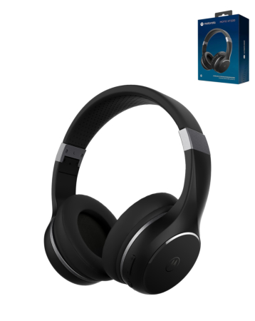 Motorola XT220 Over Ear Wireless Headphones with Microphone (BLACK) (Only Ground Shipping)