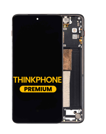 OLED Assembly with Frame for Motorola Thinkphone (2023) (CARBON BLACK) (Premium)