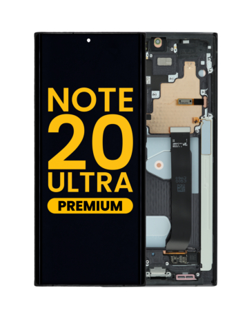 Grab the wholesale deals on the premium OLED assembly with frame for Galaxy Note 20 Ultra N985 and N986 in Mystic Black.
