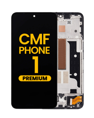 OLED Assembly with Frame for Nothing CMF Phone 1 (BLACK) (Premium)