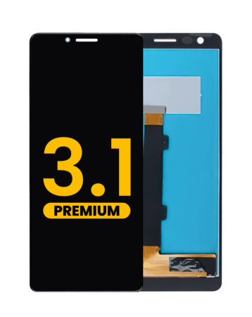 LCD Assembly without Frame for Nokia 3.1 (BLACK) (Premium)