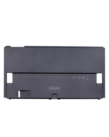 Back Cover Housing Shell Rear Case & Bezel (BLACK) for Nintendo Switch OLED 