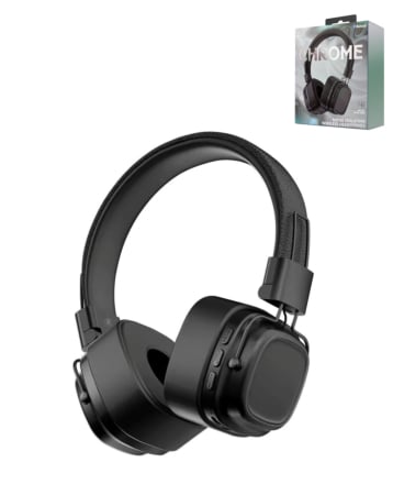 CHROME On-Ear Wireless Headphones - BLACK (Only Ground Shipping)