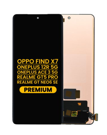 OLED Assembly without Frame for OPPO Find X7 / One Plus 12R 5G / Ace 3 5G / Realme GT5 Pro / GT Neo6 SE / GT 6T / GT Neo6 (Premium)