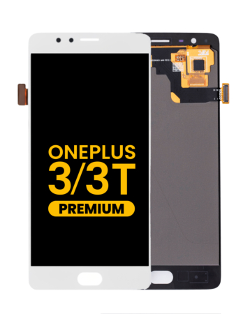 LCD Assembly without Frame for OnePlus 3 (A3000 / A3003) / 3T (WHITE) (Premium)