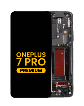 OLED Assembly with Frame for Oneplus 7 Pro (GM1911) (BLACK) (Premium)