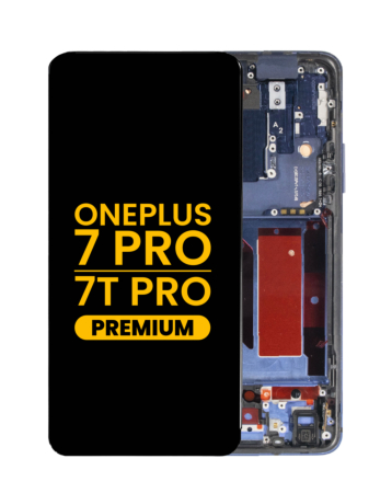 OLED Assembly with Frame for Oneplus 7 Pro / 7T Pro (GM1911) (BLUE) (Premium)