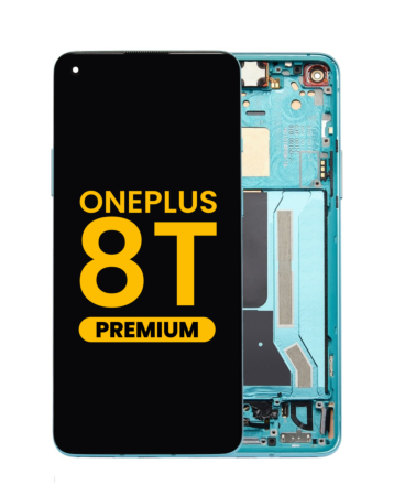 OLED Assembly with Frame for OnePlus 8T (AQUAMARINE GREEN) (Premium)