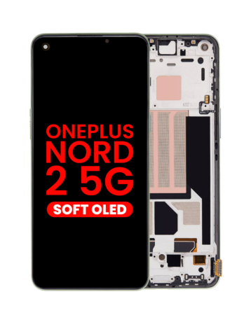 OLED Assembly with Frame for OnePlus Nord 2 5G (GREEN WOOD) (Aftermarket OLED)