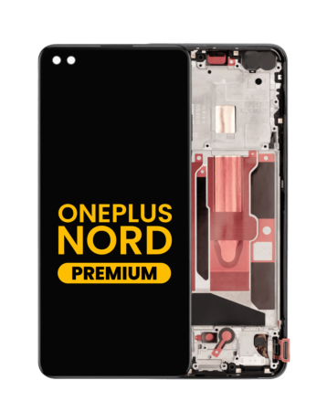 OLED Assembly with Frame for OnePlus Nord (BLACK) (Premium)