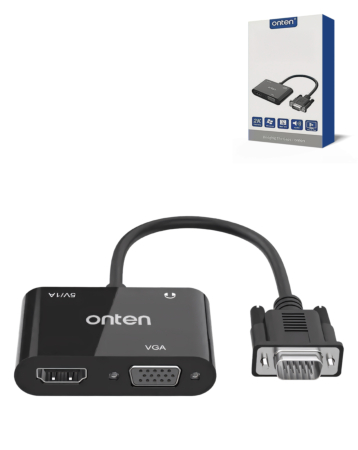 Onten 4in1 VGA Expander for (HDMI / VGA / USB 3.0 / Audio) (Only Ground Shipping)
