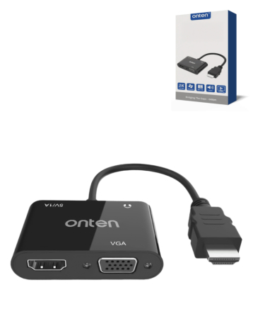Onten 4in1 Expander for (HDMI / VGA / USB 3.0 / Audio) (Only Ground Shipping)