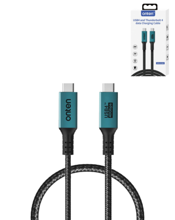 Onten USB 4 USB C-C Charging Data Cable 40gbps (5ft) (100W) (Only Ground Shipping)