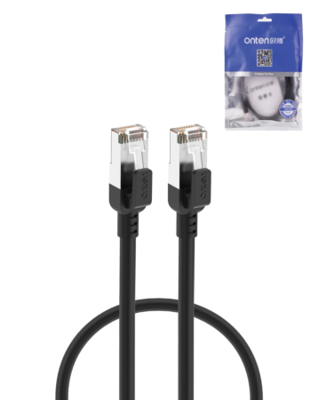 Onten CAT7 Ethernet Cable (BLACK) (3ft) (Only Ground Shipping)