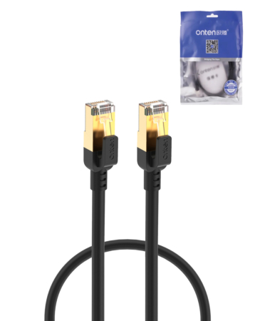 Onten CAT8 Ethernet Cable (BLACK) (3ft) (Only Ground Shipping)