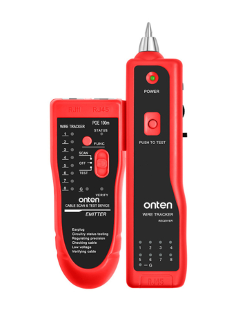 Onten Wire Cable Tester (RJ45 + RJ11) (Only Ground Shipping)