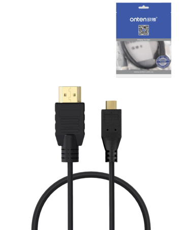 Onten Display Cable for HDMI to MICRO HDMI (5ft) (Only Ground Shipping)