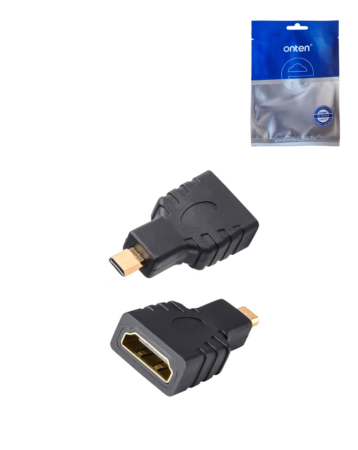 Onten Display Converter Adapter for Micro HDMI Male to HDMI Female (Only Ground Shipping)