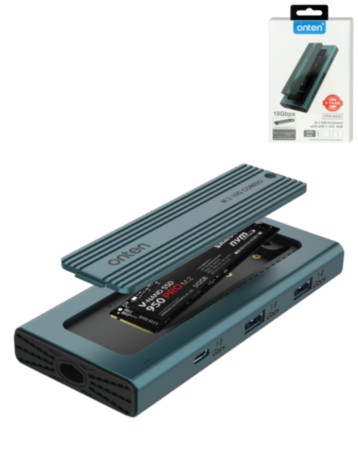 Onten USB Docking Station with Built-In SSD Enclosure (Only Ground Shipping)
