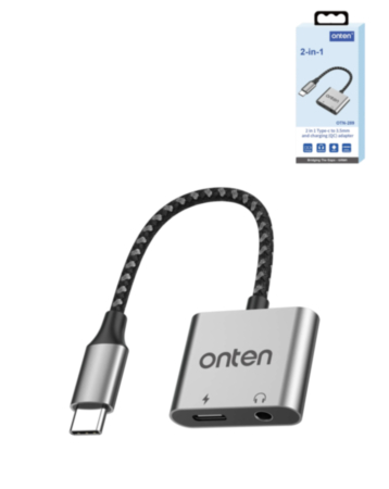 Onten 2in1 USB C to VGA Adapter (Only Ground Shipping)