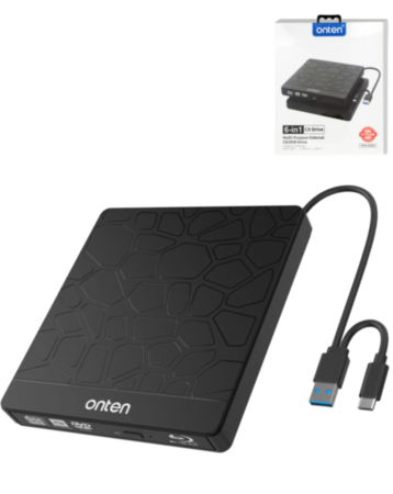 Onten External CD / DVD Player (Only Ground Shipping)