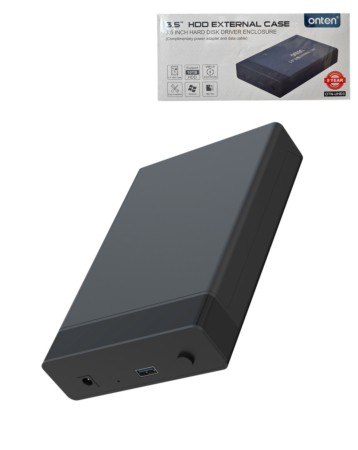 Onten USB 3.0''' to 3.5''  External Hard Drive Box (Supports SATA / HDD / SSD) (Only Ground Shipping)