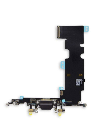 Charging Port Flex Cable for iPhone 8 Plus (BLACK) (OEM Pull)