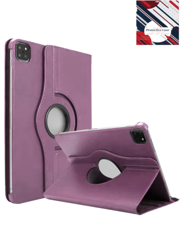 360 Degree Rotating Swivel Stand Case - LIGHT PINK for iPad Pro 11 (5th / 2024) (Only Ground Shipping)