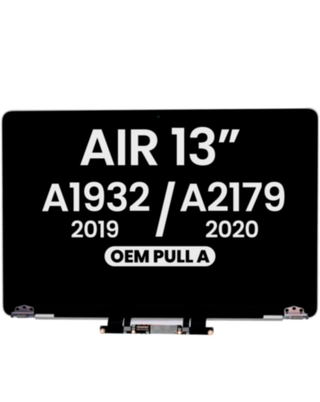 LCD Assembly (SPACE GRAY) (OEM Pull A Grade) for MacBook Air 13" Retina (A1932 / Mid 2019) (A2179 / Early 2020)