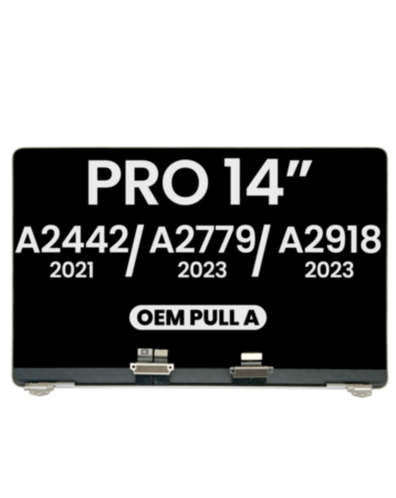LCD Assembly for MacBook Pro 14" (A2442 / Late 2021) / (A2779 / Late 2023 ) / (A2918 / Late 2023) (OEM Pull A Grade) (SILVER)