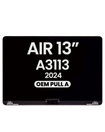 LCD Assembly for MacBook Air 13" (A3113 / 2024) (OEM Pull A Grade) (SPACE GRAY)