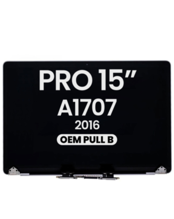 MacBook Pro 15" with Touch Bar (A1707 / Late 2016) LCD Assembly (SILVER) (OEM Pull B Grade)