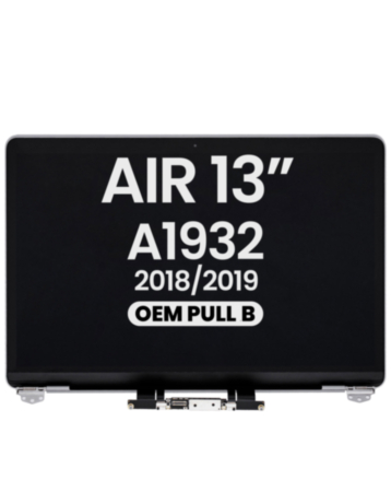 LCD Assembly for MacBook Air 13" A1932 (2018-2019) (OEM Pull B Grade) (SPACE GRAY)