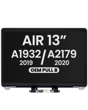LCD Assembly for MacBook Air 13" A1932 (2019) / A2179 (2020) (OEM Pull B Grade) (SPACE GRAY)