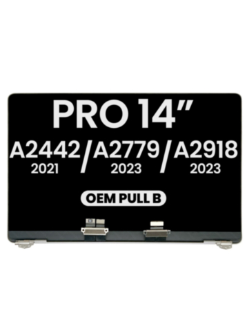 LCD Assembly for MacBook Pro 14" (A2442 / Late 2021) / (A2779 / Late 2023 ) / (A2918 / Late 2023) (OEM Pull B Grade) (SILVER)
