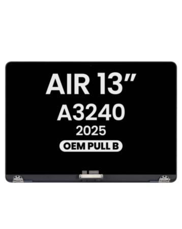 LCD Assembly for MacBook Air 13" (A3240 / Early 2025) (OEM Pull B Grade) (MIDNIGHT)